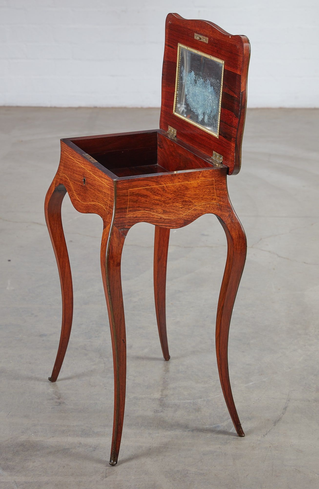 A NAPOLEON III MARQUETRY INLAID