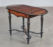 A NAPOLEON III MARQUETRY INLAI