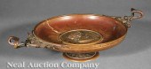 A Napoleon III Patinated Bronz