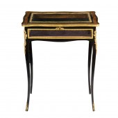 A NAPOLEON III STYLE EBONIZED