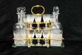 A NAPOLEON III STYLE GILT BRON