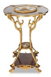A NAPOLEON III-STYLE GILT BRON