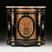 A NAPOLEON III STYLE MARBLE TO