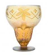A Nash Iridescent Glass Vase h