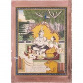 A NATHDWARA MINIATURE PAINTING