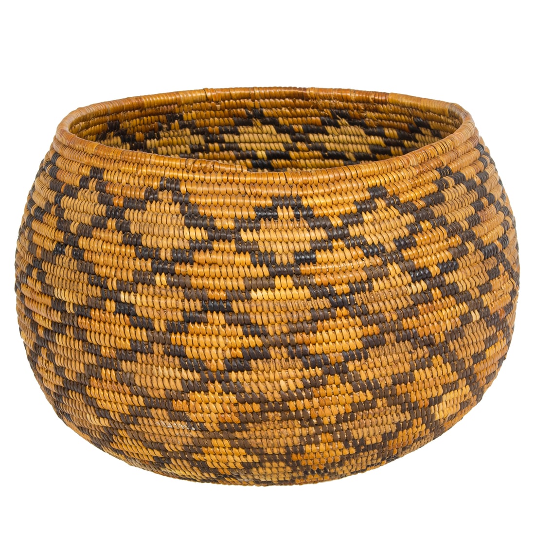A NATIVE AMERICAN BASKET,