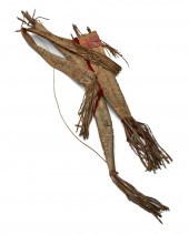 A NATIVE AMERICAN HAIR-ON-HIDE