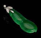 A Natural Jadeite and Diamond