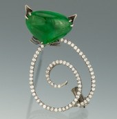 A Natural Jadeite and Diamond