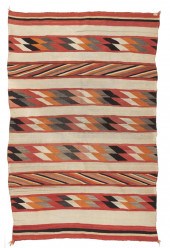 A NAVAJO BANDED BLANKETA Navaj