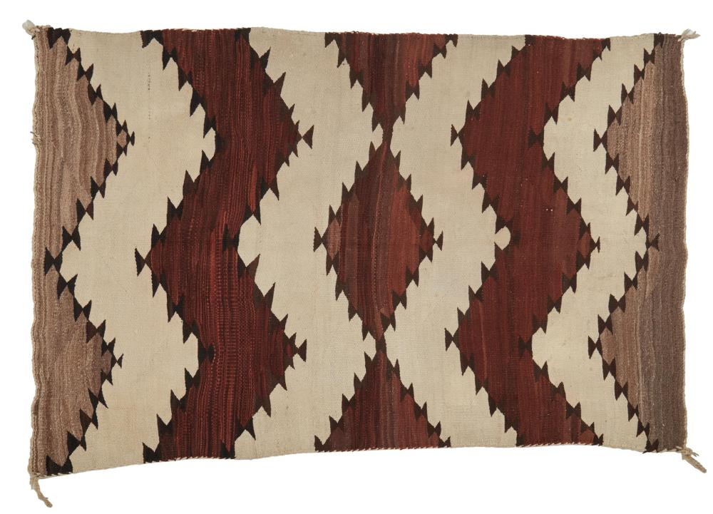 A NAVAJO BANDED BLANKETA Navajo