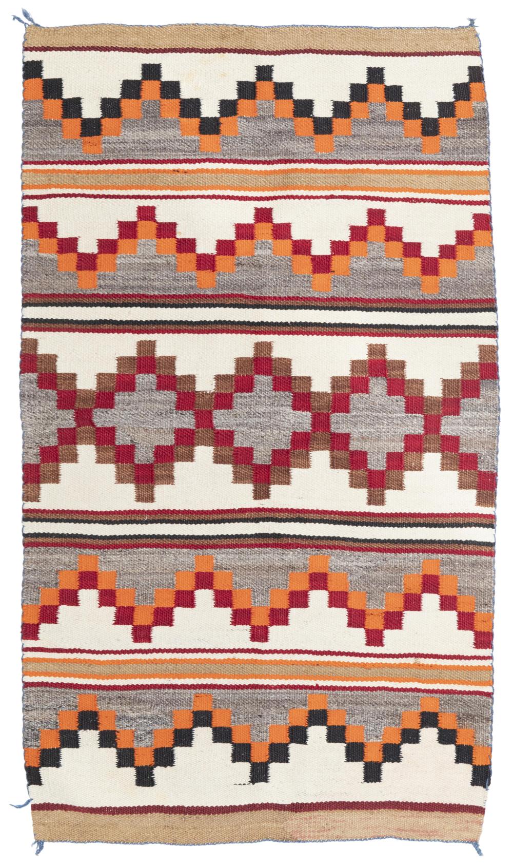 A NAVAJO BANDED REGIONAL RUGA