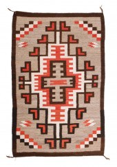 A NAVAJO CRYSTAL RUGA Navajo C