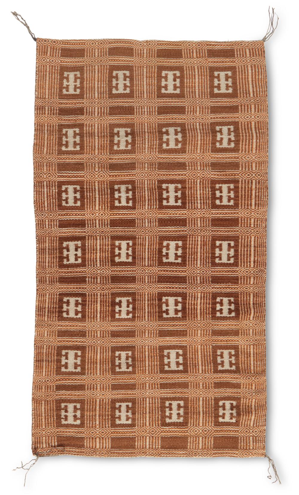 A NAVAJO DOUBLE-FACED BLANKETA