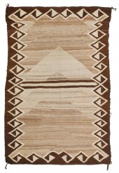 A NAVAJO DOUBLE SADDLE BLANKET