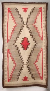 A NAVAJO GANADO WEAVING IN FOU