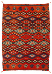 A NAVAJO GERMANTOWN DOUBLE SAD