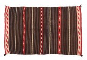 A NAVAJO MOKI-STYLE BLANKETA N