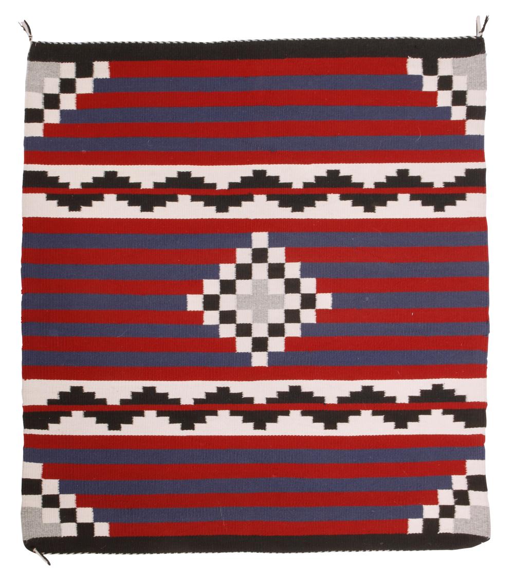 A NAVAJO MOKI-STYLE RUGA Navajo