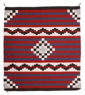 A NAVAJO MOKI-STYLE RUGA Navaj