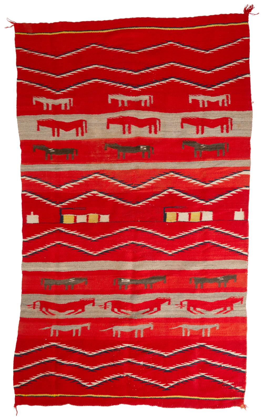 A NAVAJO PICTORIAL BLANKETA