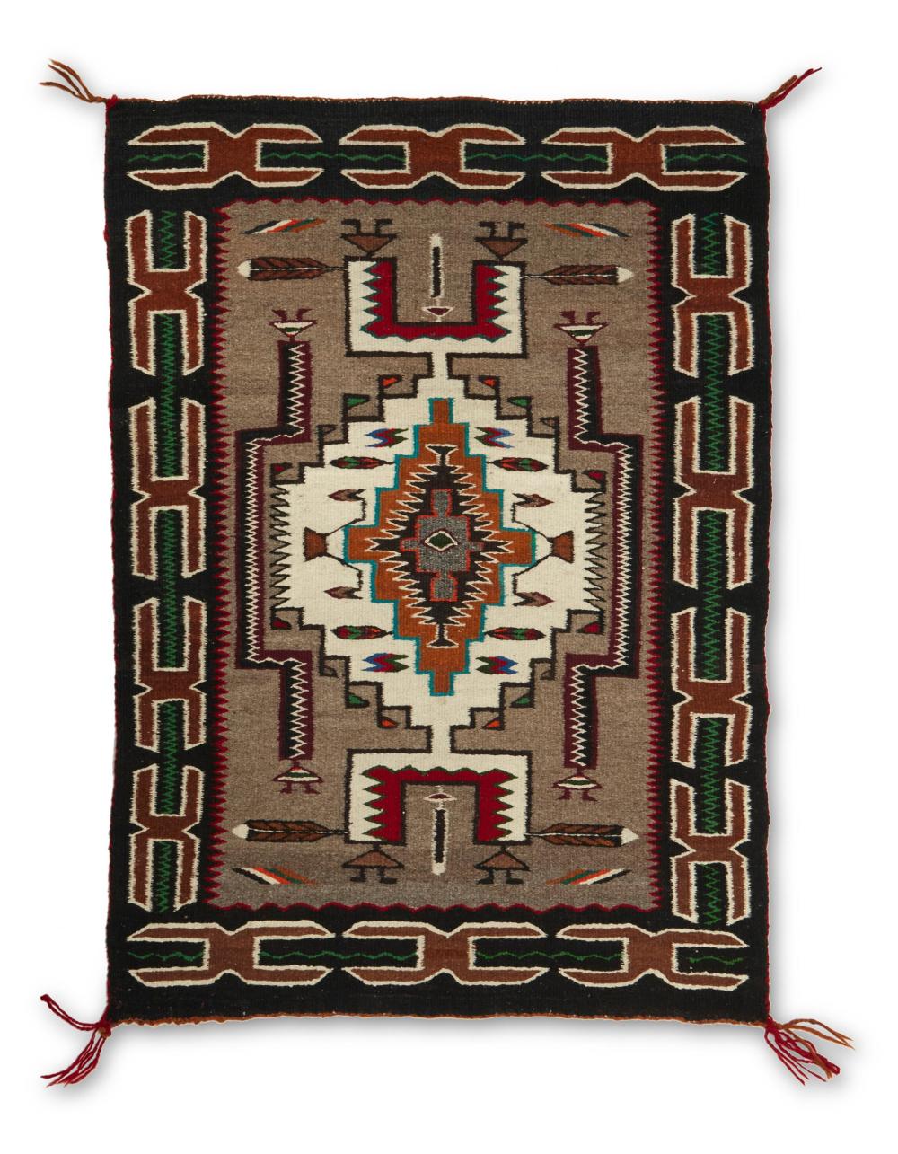 A NAVAJO PICTORIAL RUGA Navajo