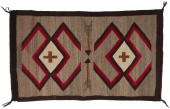 A NAVAJO PICTORIAL SADDLE BLAN