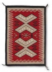 A NAVAJO REGIONAL SADDLE BLANK