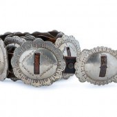 A Navajo Silver Concha
20th Ce