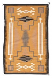 A NAVAJO STORM PATTERN RUGA Na
