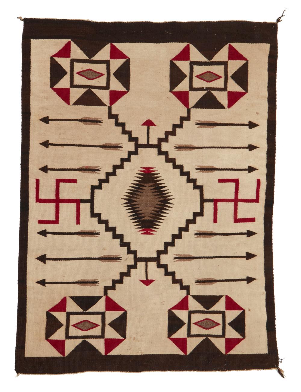 A NAVAJO STORM PATTERN VARIANT RUGA