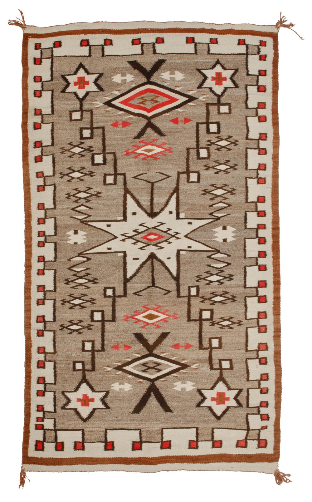 A NAVAJO STORM PATTERN VARIANT RUGA