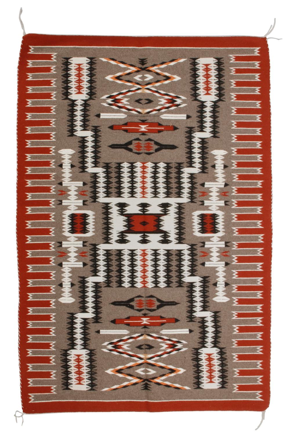 A NAVAJO STORM PATTERN VARIANT RUGA
