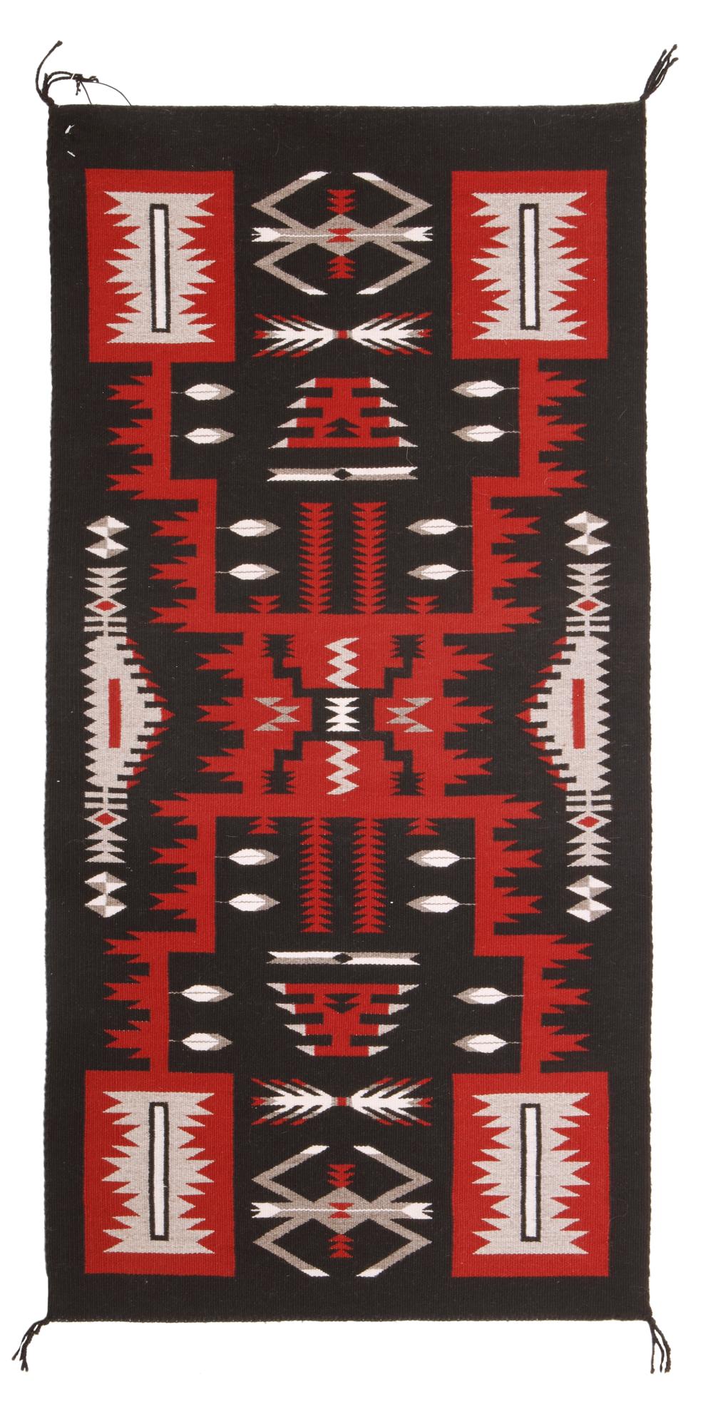 A NAVAJO STORM PATTERN VARIANT RUGA