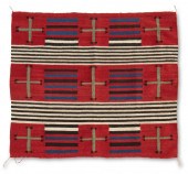 A NAVAJO-STYLE WEARING BLANKET