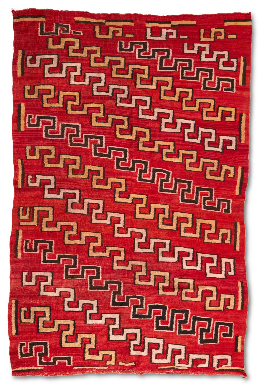 A NAVAJO TRANSITIONAL TEXTILEA