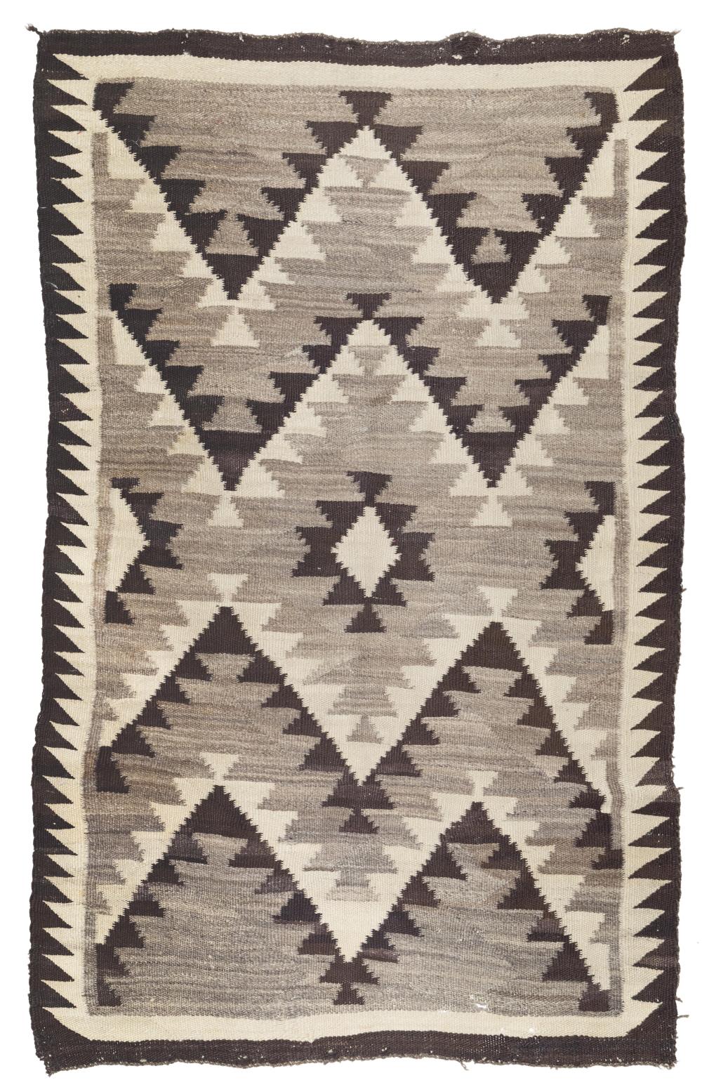 A NAVAJO TWO GRAY HILLS RUGA Navajo