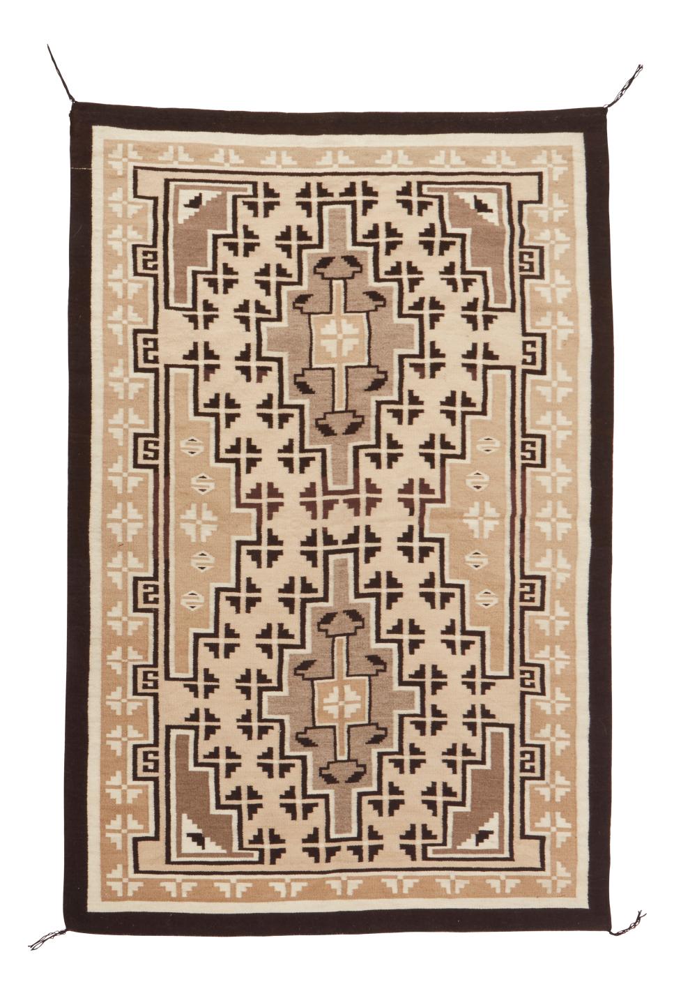 A NAVAJO TWO GREY HILLS TEXTILEA