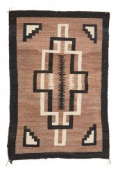 A NAVAJO TWO GREY HILLS RUGA N