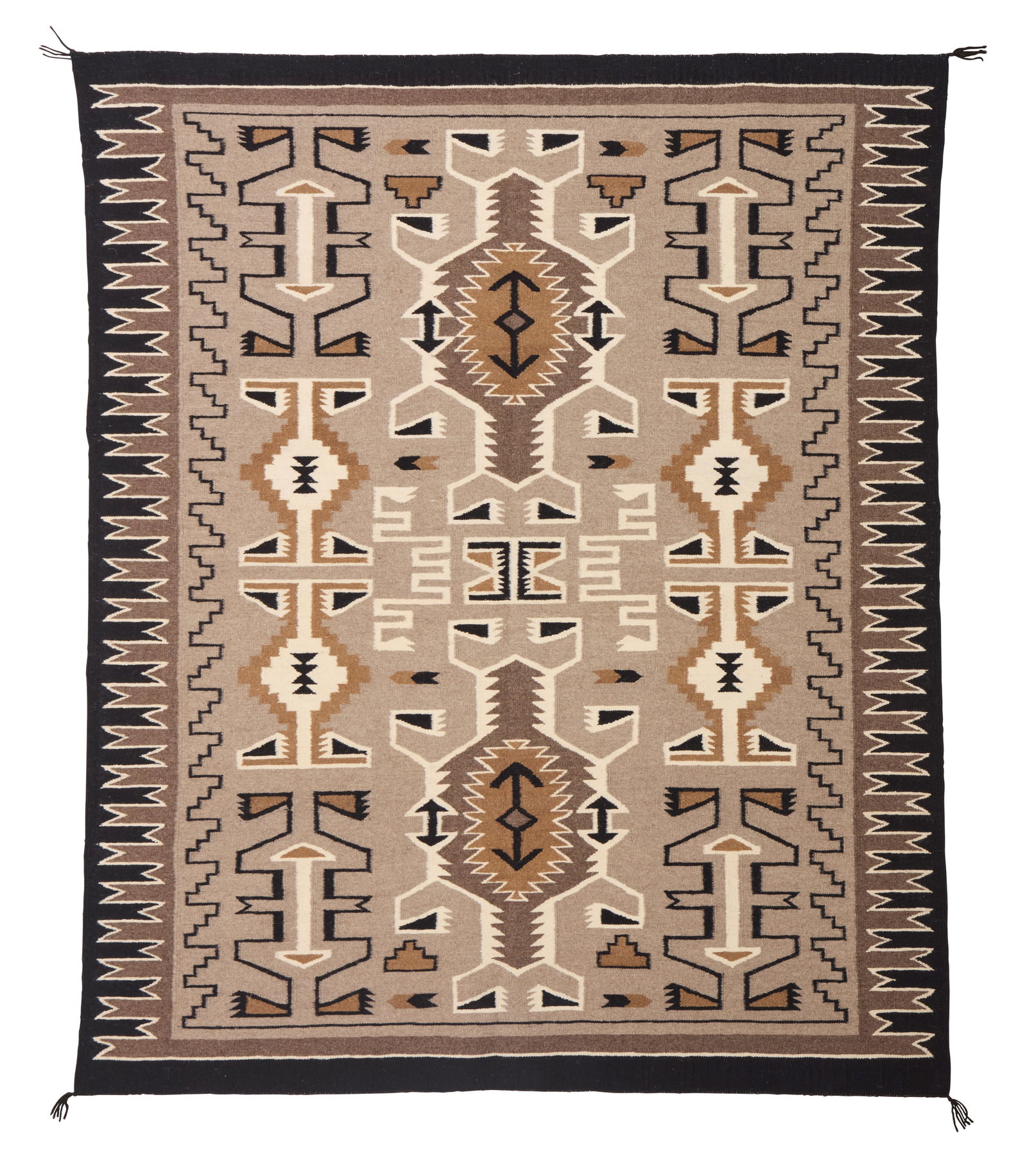 A NAVAJO TWO GREY HILLS RUGA Navajo
