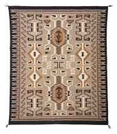A NAVAJO TWO GREY HILLS RUG<br