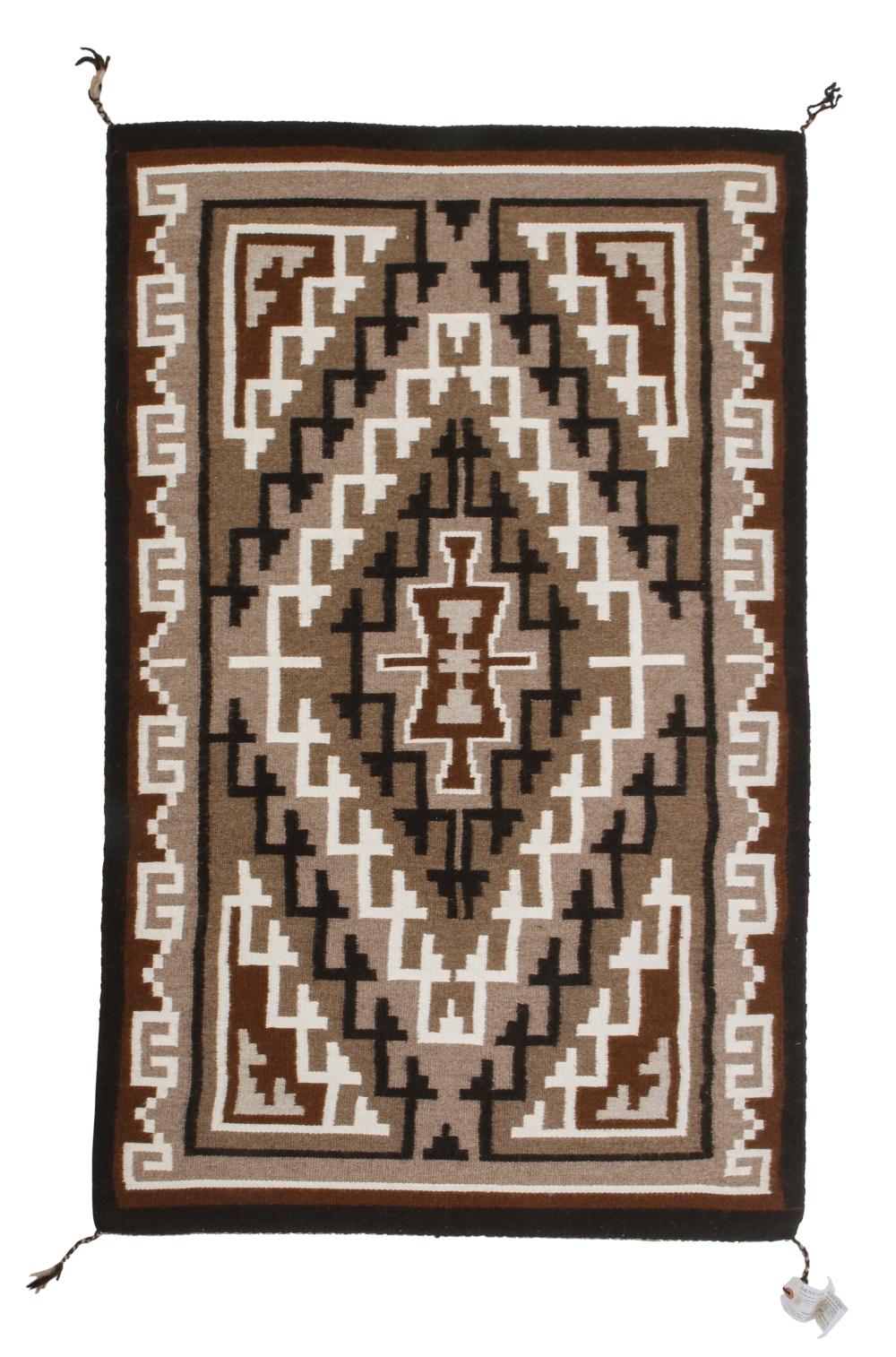 A NAVAJO TWO GREY HILLS RUGA Navajo