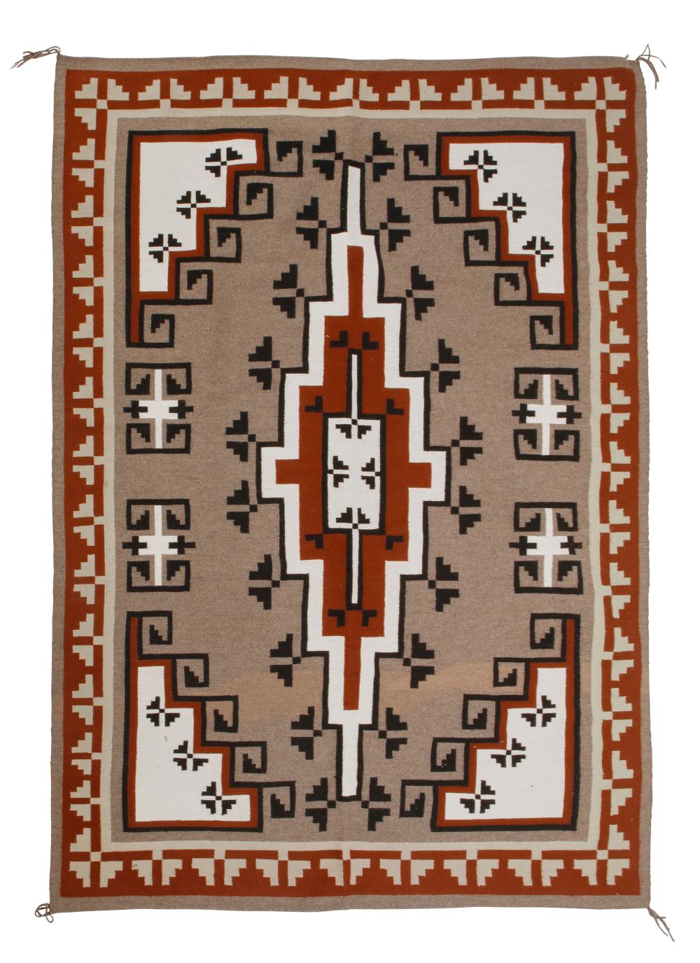 A NAVAJO TWO GREY HILLS RUGA Navajo