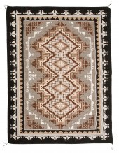 A NAVAJO TWO GREY HILLS RUGA N
