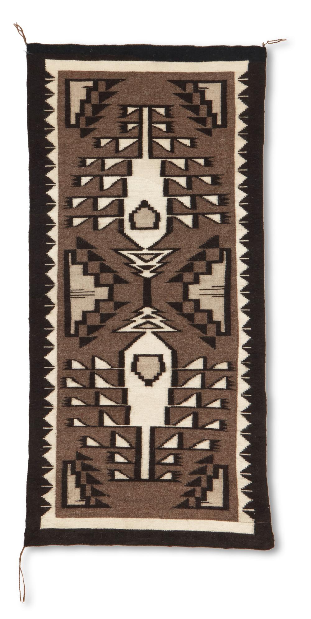 A NAVAJO TWO GREY HILLS RUG, BY