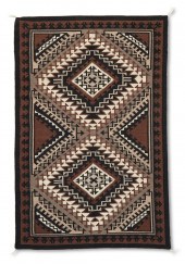 A NAVAJO TWO GREY HILLS RUGA N