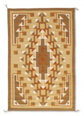A NAVAJO TWO GREY HILLS RUGA N