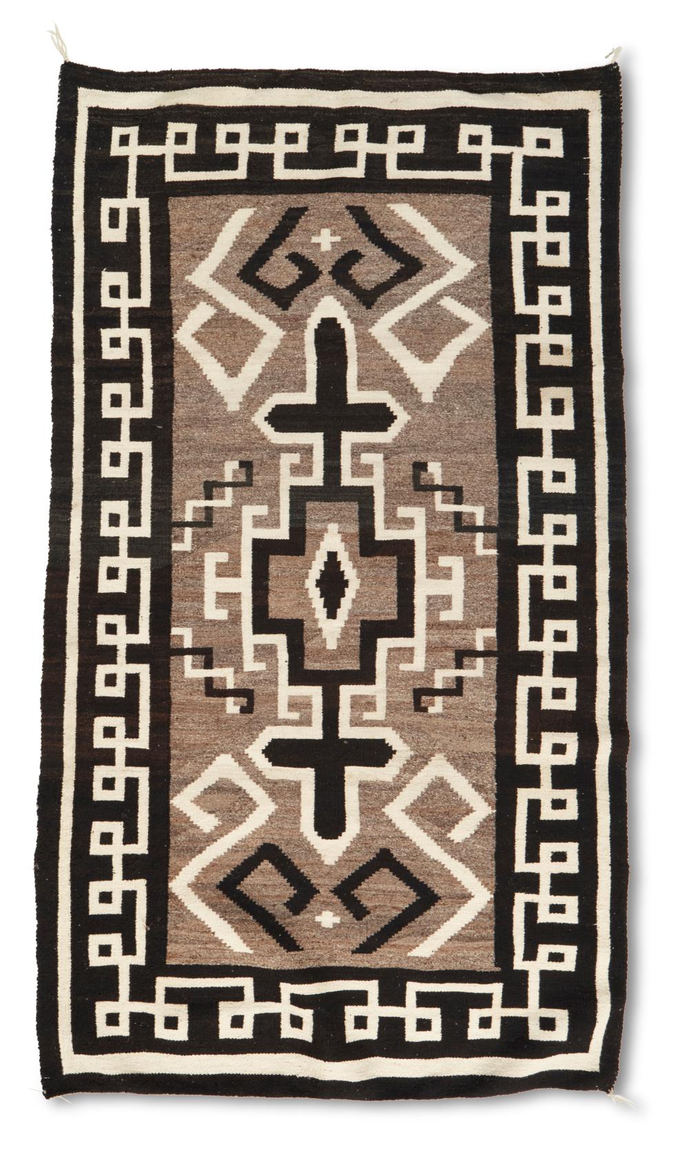 A NAVAJO TWO GREY HILLS RUGA Navajo