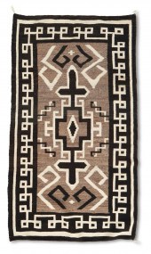 A NAVAJO TWO GREY HILLS RUGA N