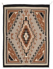 A NAVAJO TWO GREY HILLS RUGA N